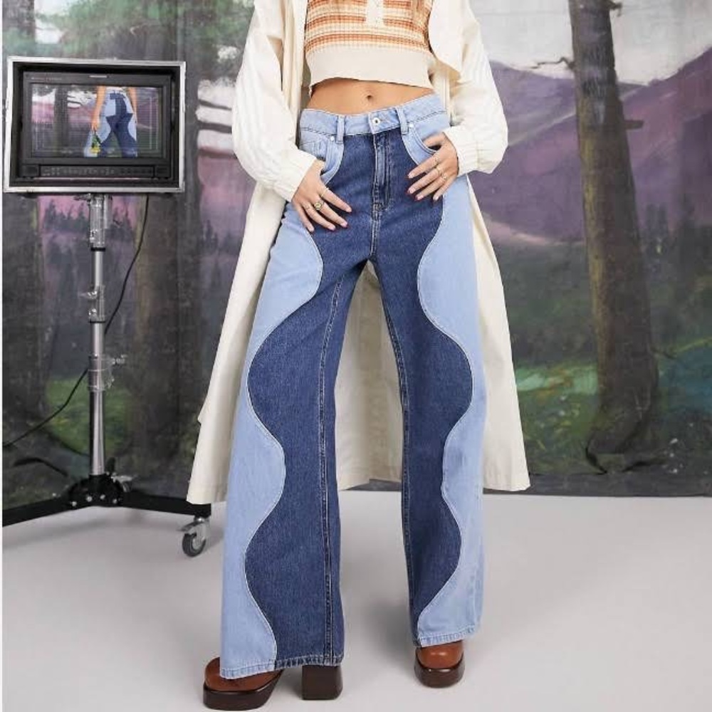 The Ragged Priest Women’s Underworld Trip Jeans - Blue - Size 28 NWT